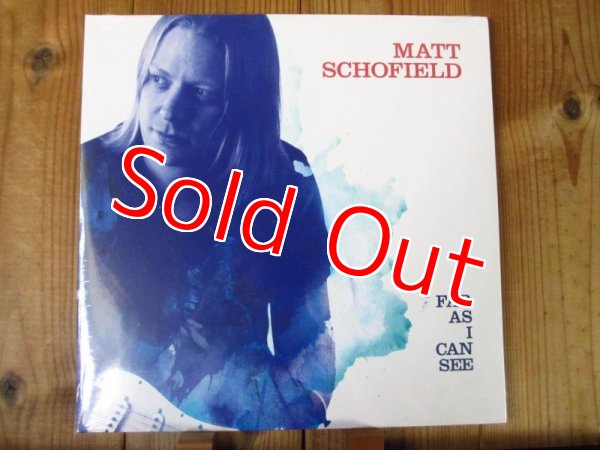 画像1: 注目のブルースロック・ギタリスト、マットスコフィールドの代表作がアナログ盤で入荷！■Matt Schofield / Far As I Can See (1)
