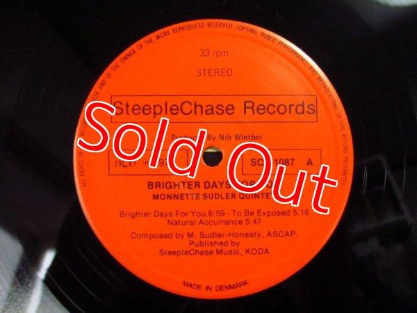 画像3: Monnette Sudler Sextet / Brighter Days For You (3)
