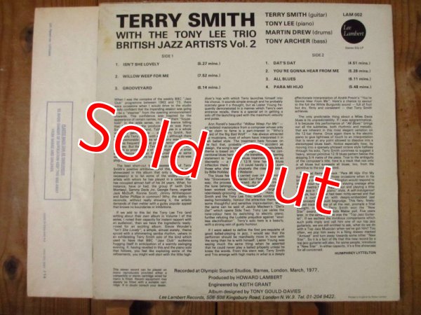 画像2: Terry Smith / With Tony Lee Trio British Jazz Artists Vol. 2 (2)