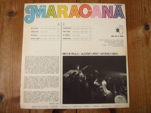 画像2: Irio De Paula - Alessio Urso - Afonso Vieira / Maracana (2)