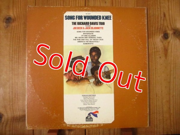 画像3: The Richard Davis Trio Featuring Joe Beck & Jack DeJohnette / Song For Wounded Knee (3)