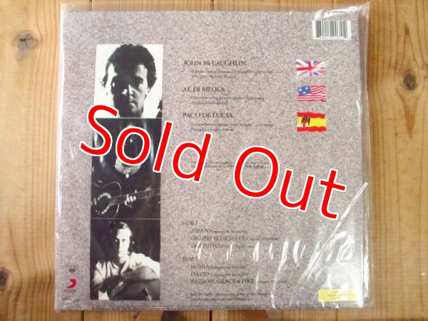 画像2: 高音質「Audio Fidelity」より限定プレスNo入り180重量盤アナログで入荷！■John McLaughlin & Al Di Meola & Paco De Lucia / Passion, Grace & Fire (2)