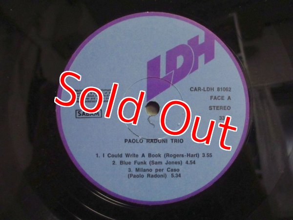 画像3: Paolo Radoni Trio / Funny Ways (3)