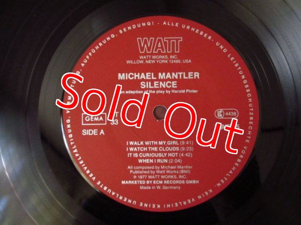 画像4: Michael Mantler / Silence (4)