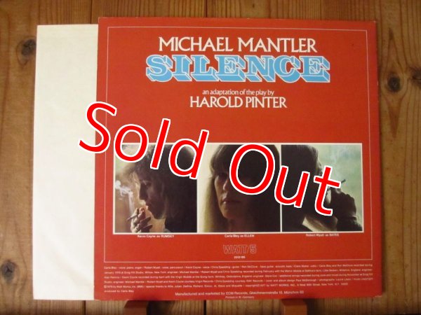 画像3: Michael Mantler / Silence (3)