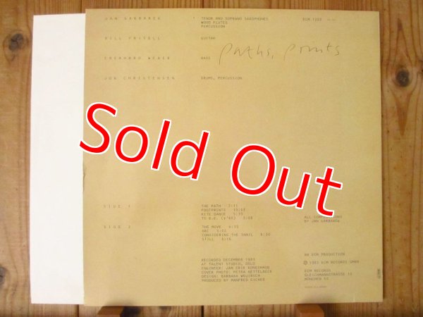 画像2: Bill Frisell, Jan Garbarek, Eberhard Weber, Jon Christensen _ Paths, Prints (2)