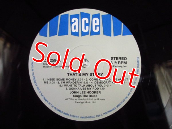 画像3:  John Lee Hooker / That's My Story John Lee Hooker Sings The Blues (3)