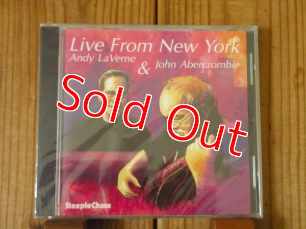 画像1: ジョンアバークロンビーとアンディラヴァーンのデュオ名作ライブ盤が新品CDで入荷！■John Abercrombie & Andy LaVerne / Live From New York (1)