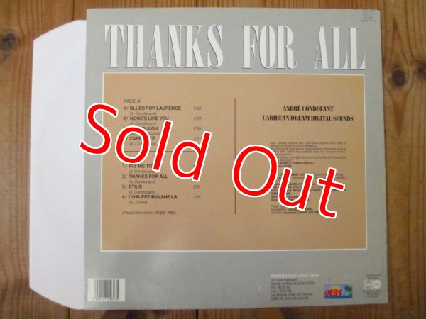 画像2: Andre Condouant / Thanks For All (2)