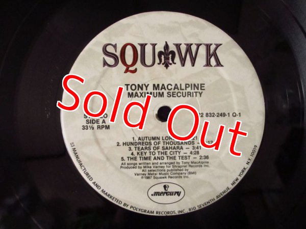 画像3: Tony MacAlpine / Maximum Security (3)