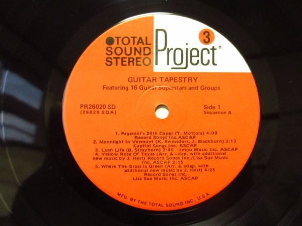 画像5: Wes Montgomery, Joe Pass, Charlie Christian, Les Paul, Johnny Smith, Bucky Pizzarelli, Joseph Iadone, Don Arnone, Chet Atkins, Tony Mottola, Al Caiola, Eric Weissberg, Vinnie Bell, Jay Berliner, Don Young, Al Casamenti - V.A. / Guitar Tapestry (5)