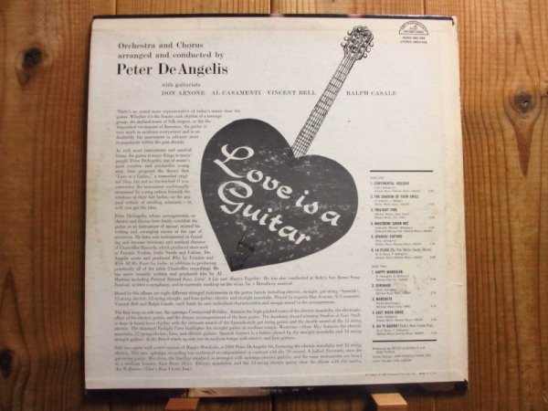 画像2: Don Arnone, Al Casamenti, Vincent Bell, Ralph Casale And Peter DeAngelis Orchestra & Chorus / Love Is A Guitar (2)