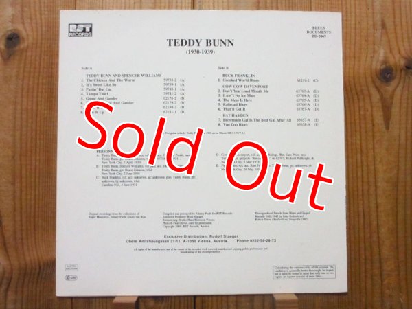 画像2: Teddy Bunn / (1930-1939) Complete Sessions In Chronological Order (2)