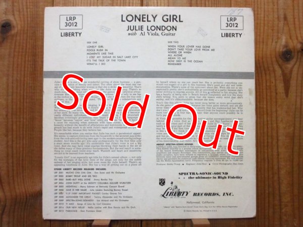 画像2: Julie London / Lonely Girl (2)