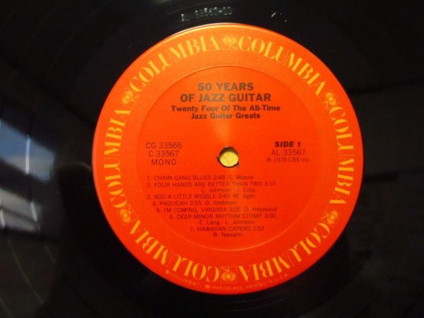 画像4: Dick McDonough, Eddie Lang, Lonnie Johnson, Sam Moore, Slim Gaillard, George Van Eps, Hank Garland, etc. - V.A. / 50 Years Of Jazz Guitar (4)