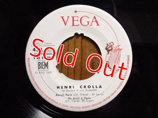 画像3: Henri Crolla / Quarte airs de Paris Volume 2 - Revoir Paris (3)