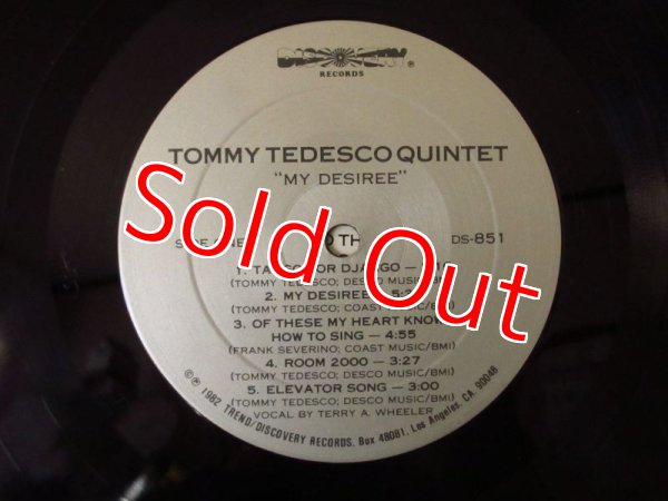 画像3: Tommy Tedesco Quintet / My Desiree (3)