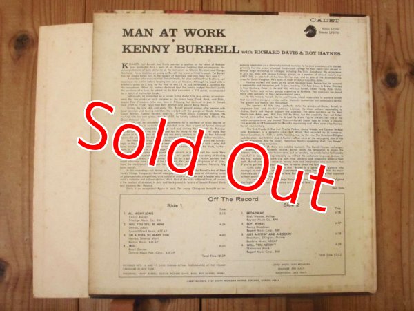 画像2: Kenny Burrell / Man At Work (2)
