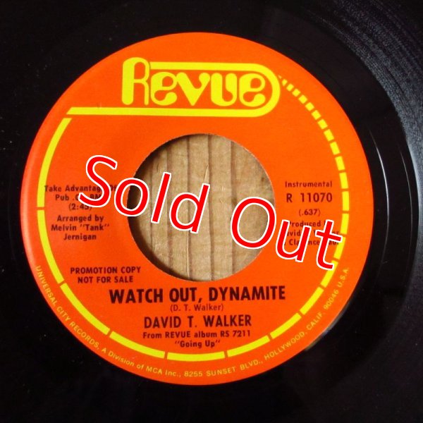 画像1: David T. Walker / Watch Out Dynamite - Baby I Need Your Lovin (1)