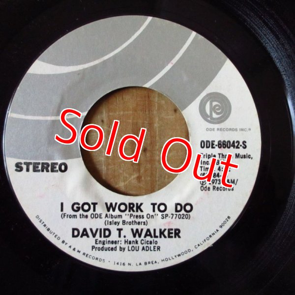 画像1: David T. Walker / I Got Work To Do - The Real T. (1)