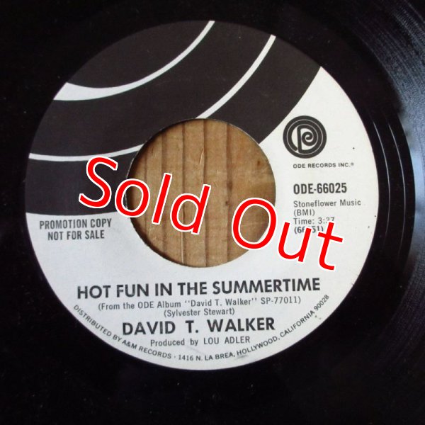 画像1: David T. Walker / Hot Fun In The Summertime - I Want To Talk To You (1)