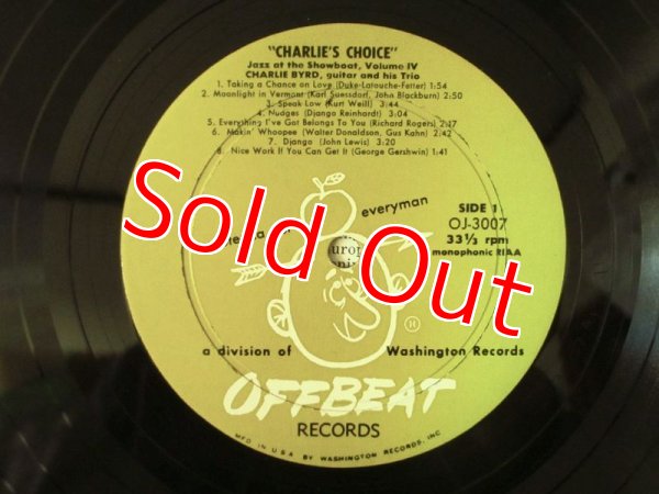 画像3: Charlie Byrd Trio / Charlie's Choice (3)