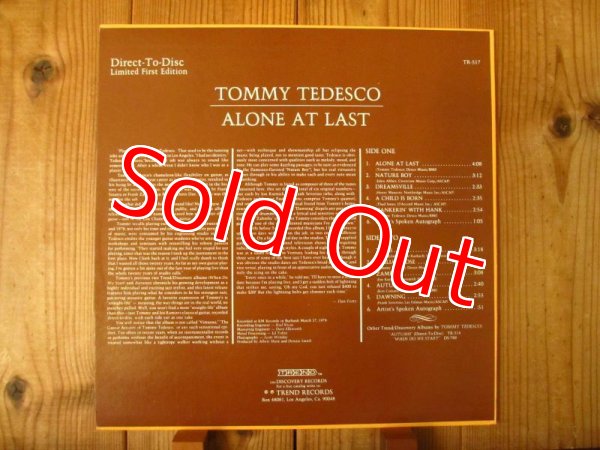 画像2: 長岡鉄男A級外盤セレクション高音質ダイレクトディスク盤！■Tommy Tedesco / Alone At Last (2)