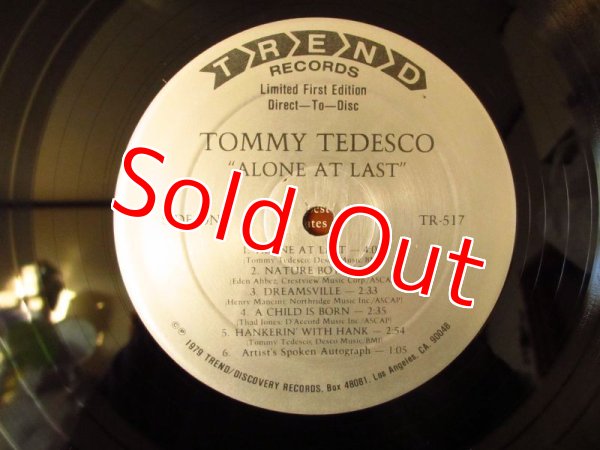 画像3: 長岡鉄男A級外盤セレクション高音質ダイレクトディスク盤！■Tommy Tedesco / Alone At Last (3)