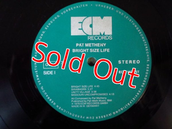 画像4: 激レア！Promo プロモ！■Pat Metheny / Bright Size Life (4)