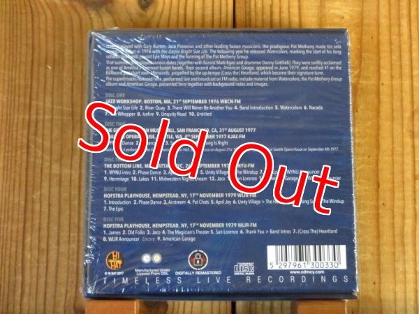 画像3: パットメセニーの70年代後期貴重音源5枚組CDボックス入荷！■Pat Metheny / Live In The 70s (5CD) (3)