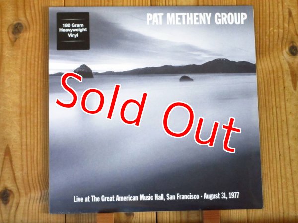 画像1: 初期パットメセニー・グループの1977年全盛期の貴重ライブ音源アナログ盤が再入荷！■Pat Metheny / Live At The Great American Music Hall August 31st 1977 (1)