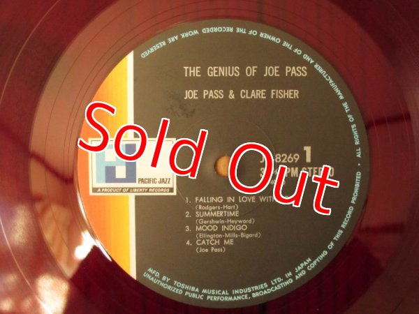 画像3: 赤盤ペラジャケ！■Joe Pass And Clare Fischer / The Genius Of Joe Pass ~ ギターの芸術 (3)