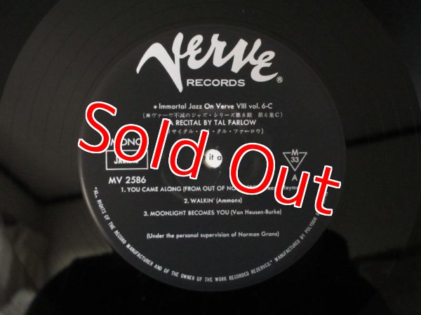 画像3: Tal Farlow / A Recital By Tal Farlow (3)