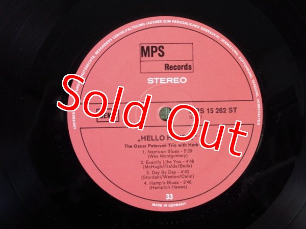 画像4: The Oscar Peterson Trio With Herb Ellis - Hello Herbie (4)