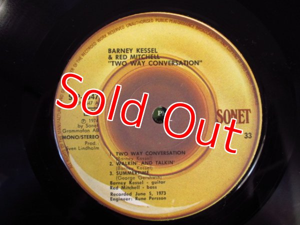 画像3: Barney Kessel & Red Mitchell / Two Way Conversation (3)