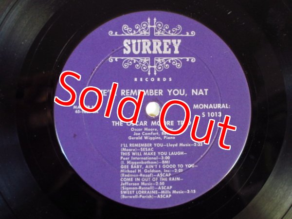 画像3: The Oscar Moore Trio / We'll Rememer You, Nat (3)