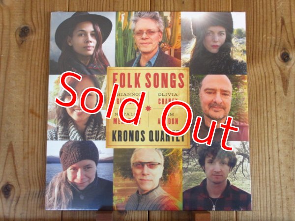 画像1: SSWのサムアミドン、オリヴィアチェイニー、リアノンギデンズ、ナタリーマーチャント等が参加したクロノスクァルテット2017年アナログ盤！■Kronos Quartet / Folk Songs (1)