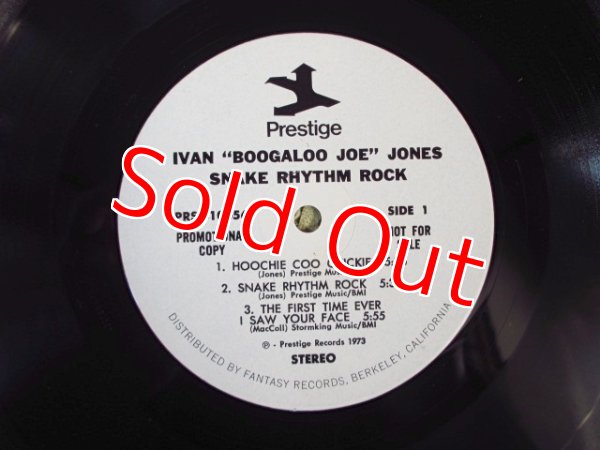 画像3: 白プロモ・ラベル!! ■Ivan "Boogaloo Joe" Jones / Snake Rhythm Rock (Promo) (3)