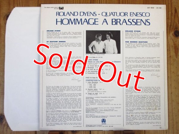画像2: Roland Dyens, Quatuor Enesco /  Hommage a Brassens Et Autres Oeuvres de Roland Dyens (2)