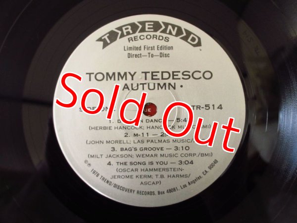 画像3: 長岡鉄男A級外盤セレクション高音質ダイレクトディスク盤！■Tommy Tedesco / Autumn (3)