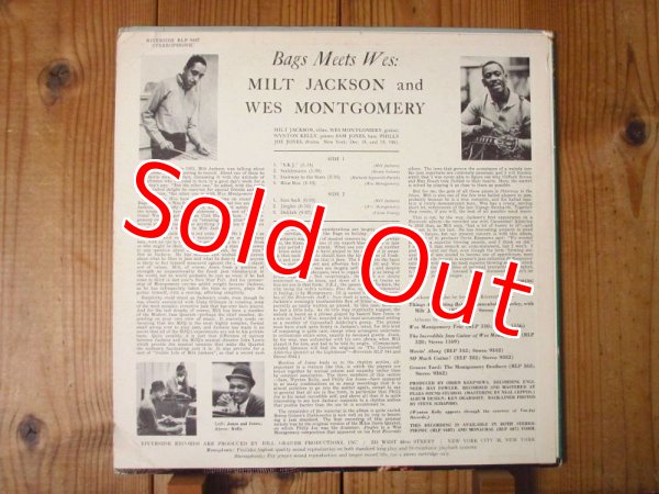 画像2: Milt Jackson and Wes Montgomery / Bags Meets Wes! (2)