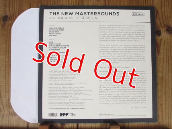 画像2: The New Mastersounds / The Nashville Session (2)