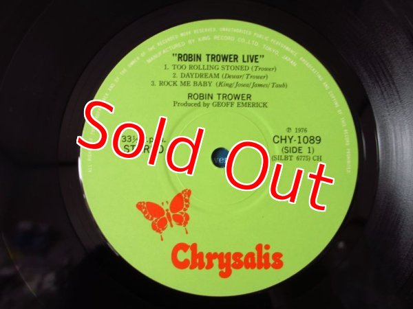 画像3: Robin Trower / ライヴ! - Robin Trower Live! (3)