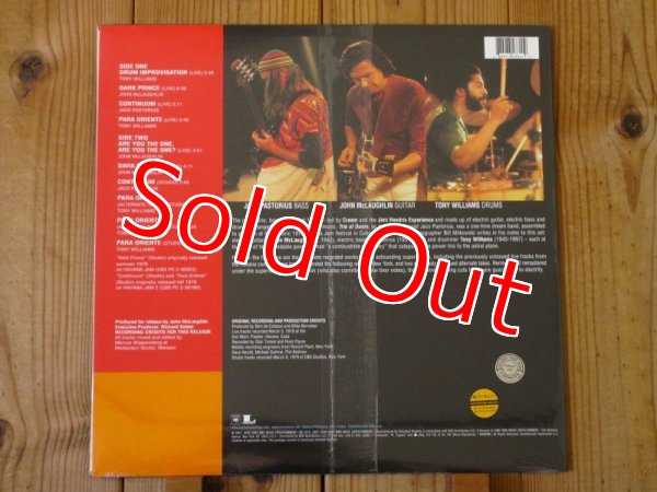 画像2: ジョンマクラフリン、ジャコパストリアス、トニーウィリアムスによるスーパートリオの驚愕の未発表アナログ希少盤！■John McLaughlin, Jaco Pastorius, Tony Williams / Trio Of Doom (2)