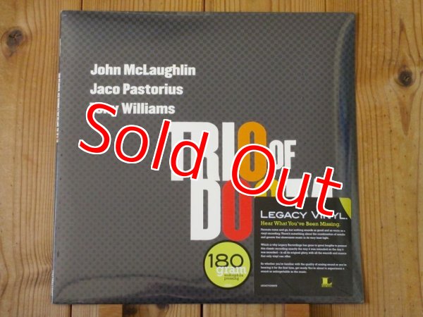 画像1: ジョンマクラフリン、ジャコパストリアス、トニーウィリアムスによるスーパートリオの驚愕の未発表アナログ希少盤！■John McLaughlin, Jaco Pastorius, Tony Williams / Trio Of Doom (1)