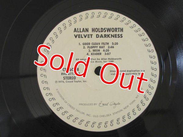 画像3: Allan Holdsworth / Velvet Darkness (3)