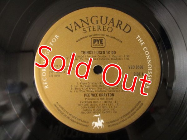 画像3: Pee Wee Crayton / Things I Used To Do (3)
