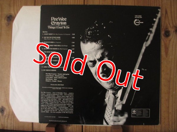 画像2: Pee Wee Crayton / Things I Used To Do (2)