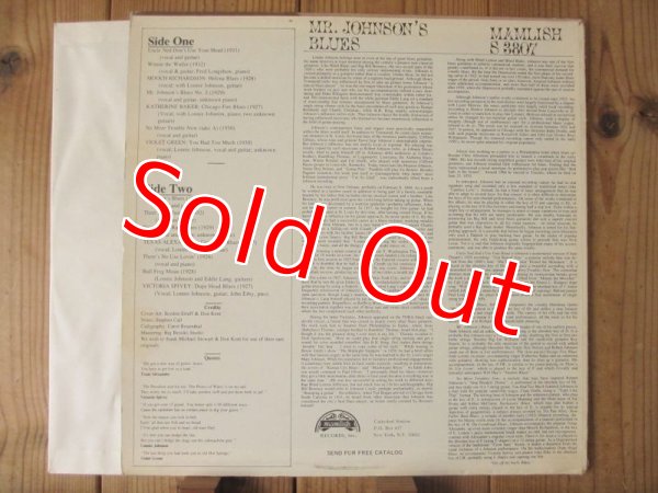 画像2: Lonnie Johnson / Mr. Johnson's Blues 1926-1932 (2)