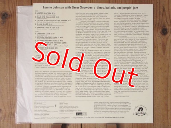 画像2: Lonnie Johnson, Elmer Snowden / Blues, Ballads, And Jumpin' Jazz Vol. 2 (2)